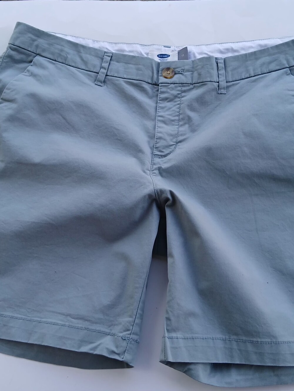 Size 12 Womens Old Navy Muted Green Flat Front Shorts